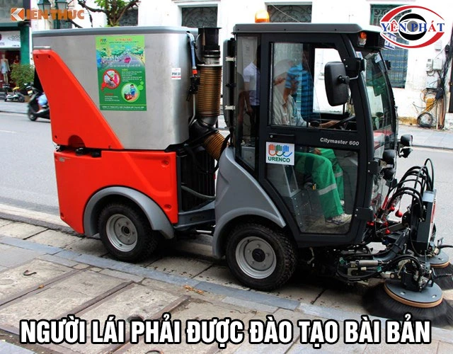Lưu ý khi dùng xe quét đường