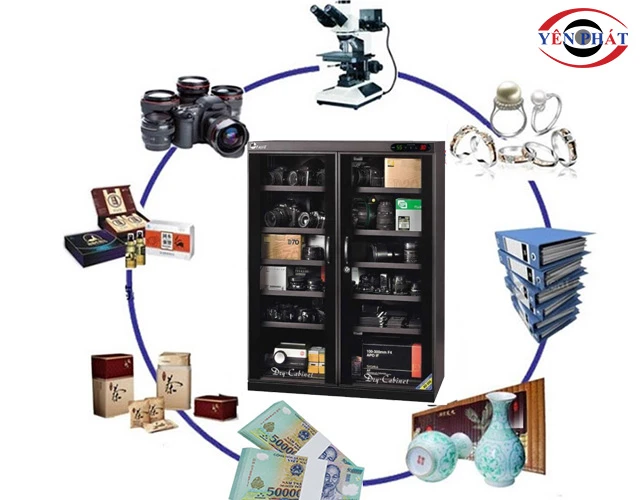ứng dụng của Tủ chống ẩm máy ảnh FujiE AD350