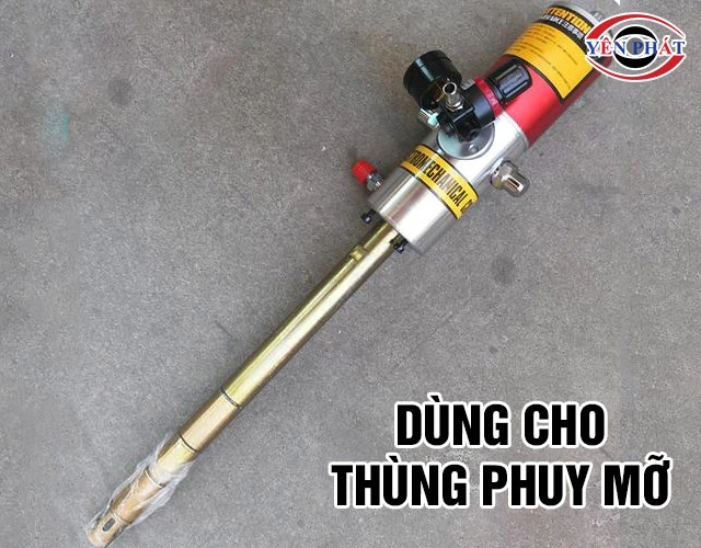 Máy bơm mỡ khí nén thanh dài Palada PD-185A tiện dụng