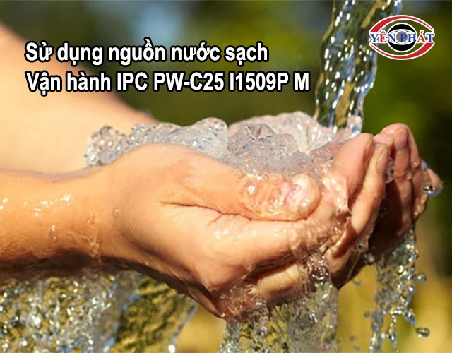 sử dụng nguồn nước sạch