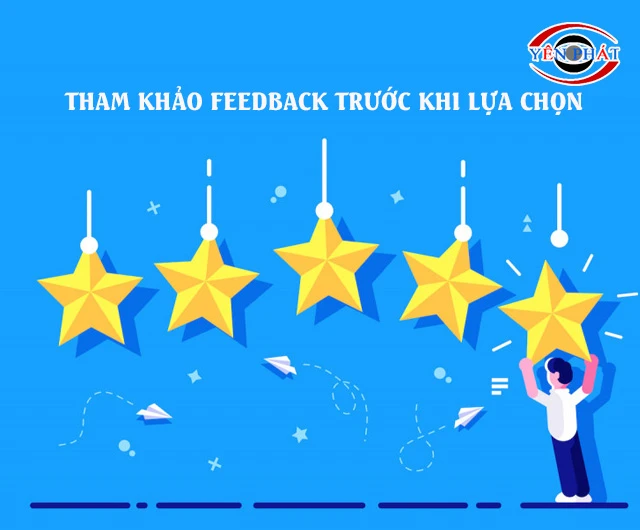Tham khảo feedback để có quyết định đúng đắn