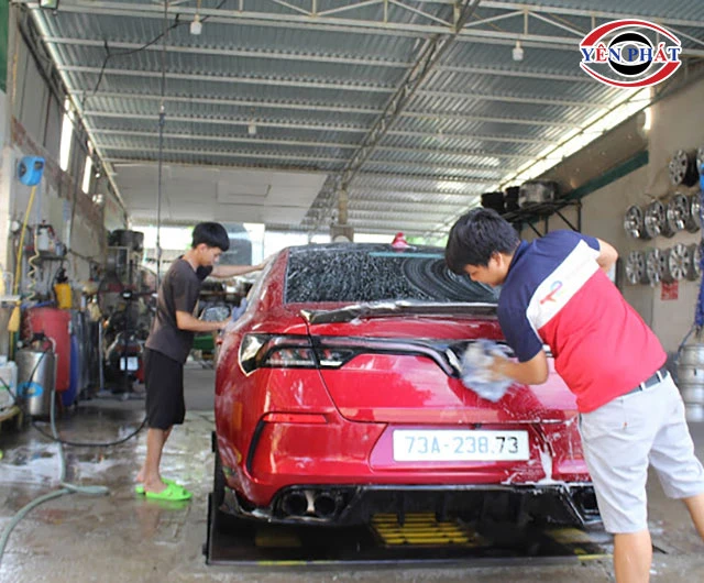 Tiệm rửa xe Hải Đăng