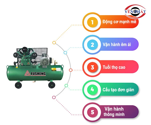 ưu điểm của Fusheng TA100(10HP)