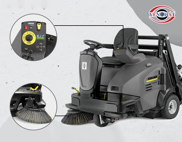 e quét rác Karcher KM 105/110 R D+KSSB