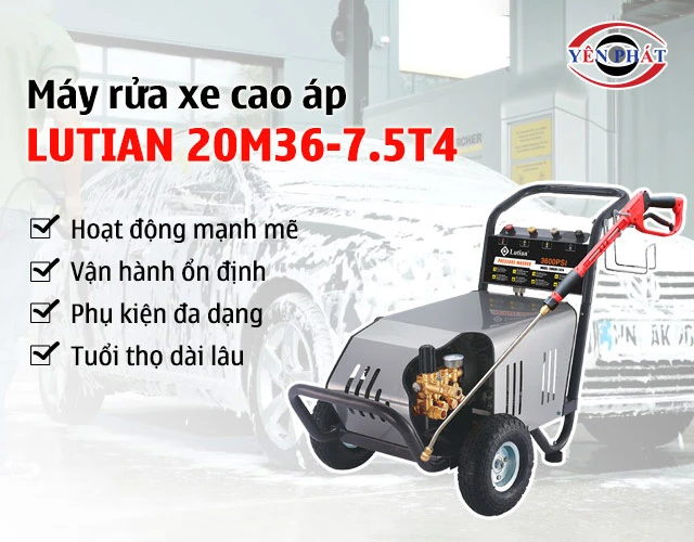 máy rửa xe Lutian 20M36-7.5T4