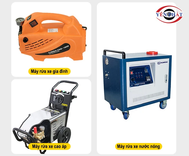 các dòng máy rửa xe