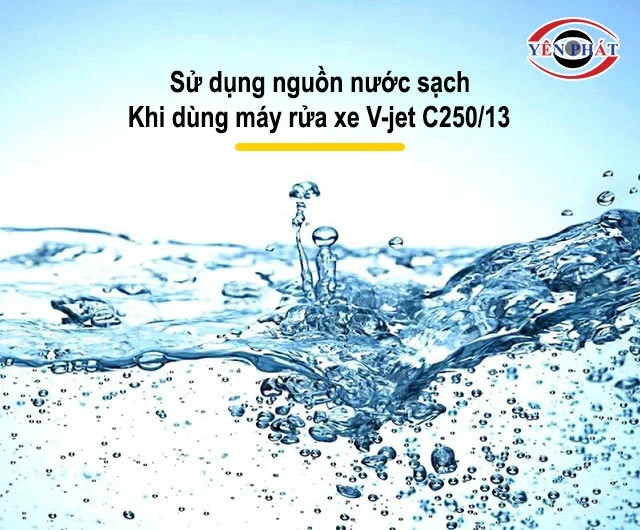 sử dụng nguồn nước sạch