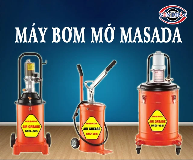máy bơm mỡ bò Masada