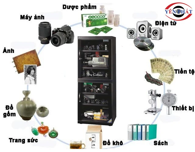 ứng dụng của tủ chống ẩm Fujie AD400