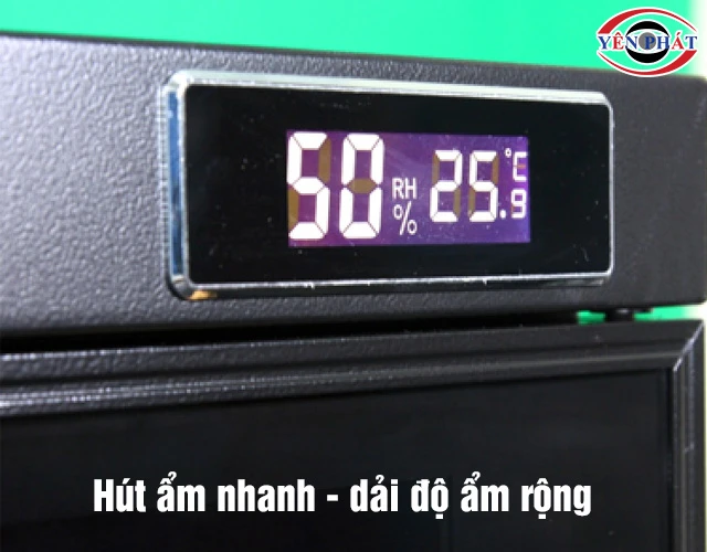 bảng điều khiển của tủ chống ẩm Fujie AD400