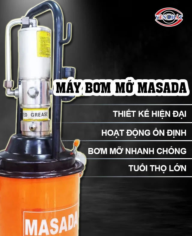 ưu điểm của máy bơm mỡ bò Masada