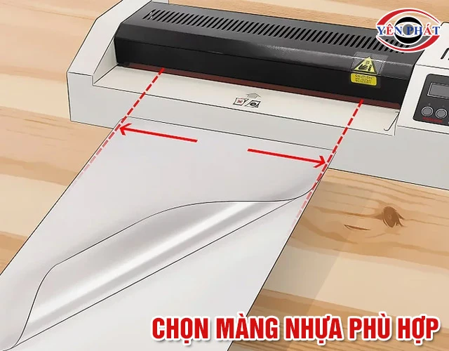 Hướng dẫn cách sử dụng máy ép Plastic chọn màng nhựa