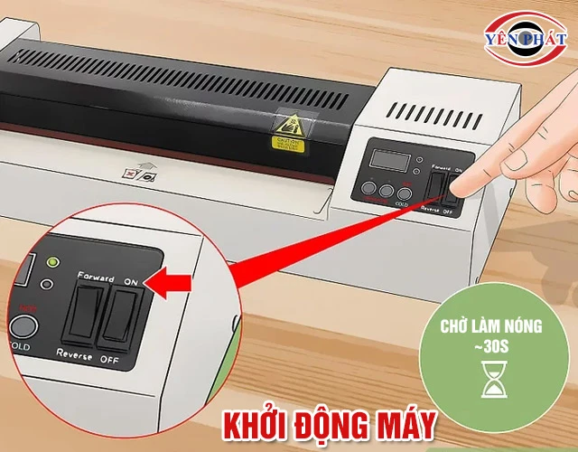 Hướng dẫn cách sử dụng máy ép Plastic khởi động máy