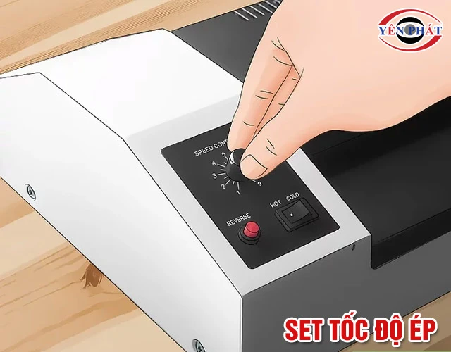 Hướng dẫn cách sử dụng máy ép Plastic set tốc độ ép