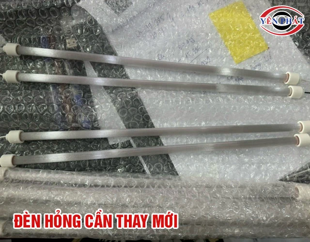 Thay mới đèn nhiệt máy ép plastic