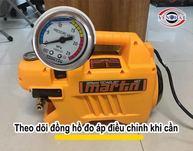 theo dõi đồng hồ đo áp