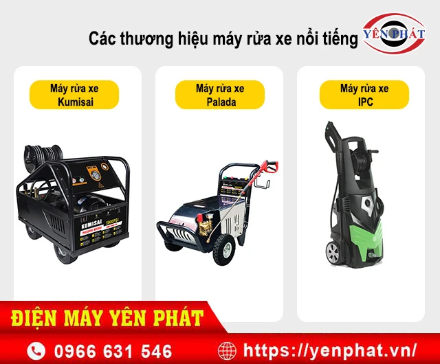 yên phát phân phối máy rửa xe