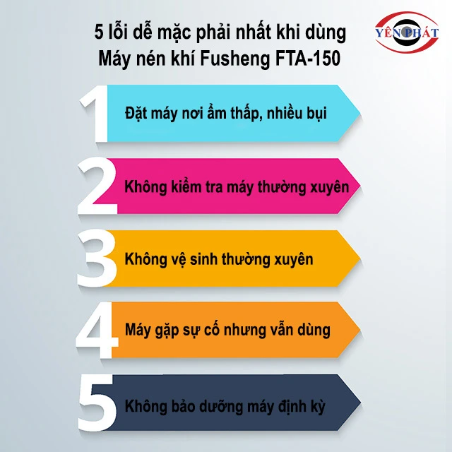 những lỗi dễ mắc khi dùng Fusheng FTA-150