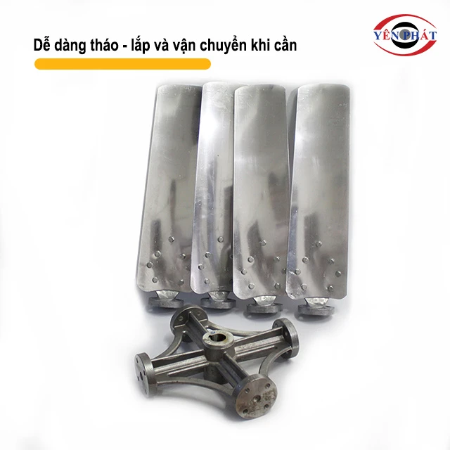 dễ dàng tháo lắp
