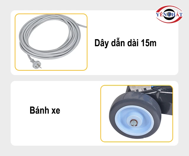 bánh xe và dây dẫn