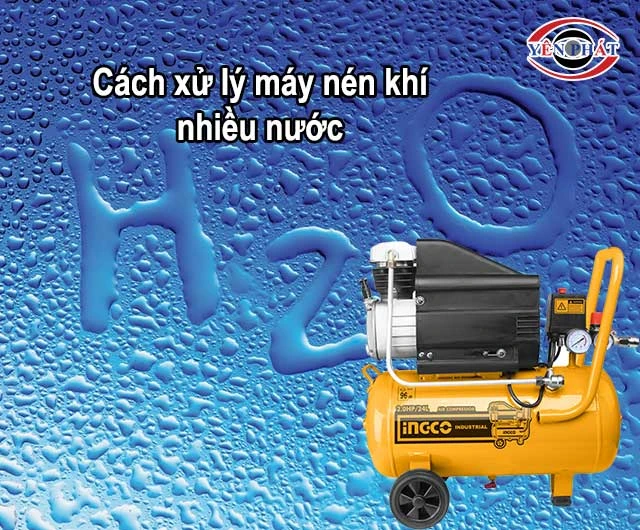 Máy nén khí có nhiều nước: 4 Nguyên nhân, 4 Cách xử lý