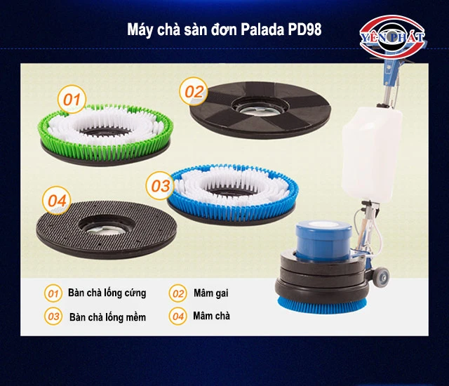 phụ kiện của máy chà sàn Palada 