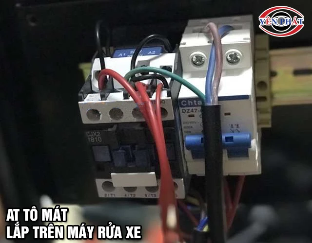 Tác dụng của at tô mát máy rửa xe