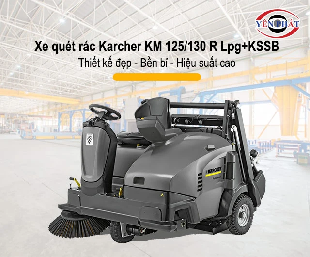 xe quét rác Karcher KM 125/130 R Lpg+KSSB