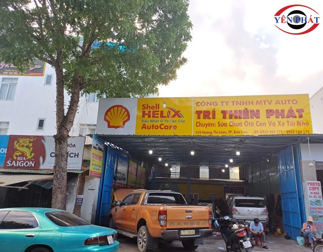 Cửa hàng rửa xe tại Kon Tum