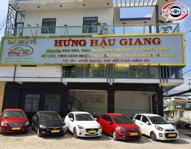 Quán rửa xe Hậu Giang