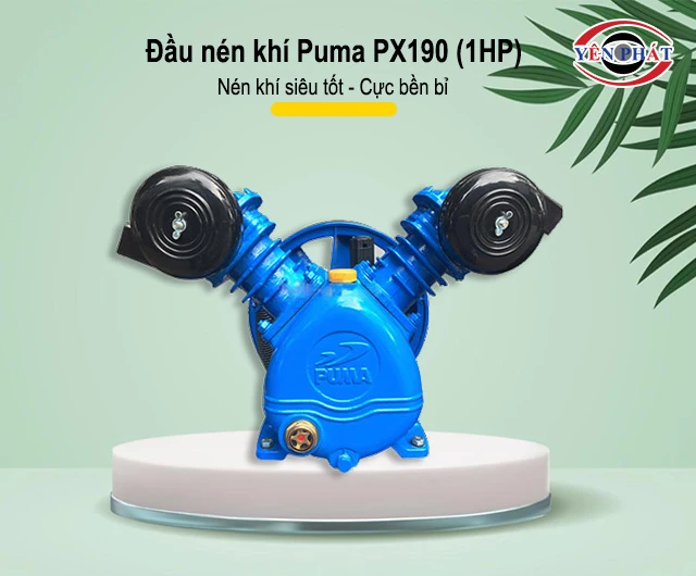 Đầu nén khí tạo áp Puma PX190 (1HP)