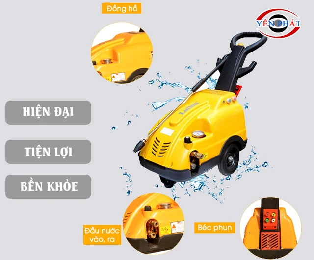 Giao diện tiện lợi máy rửa xe nhập khẩu cao áp LUTIAN LT-18MB