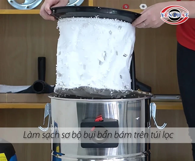lám sạch túi lọc bụi