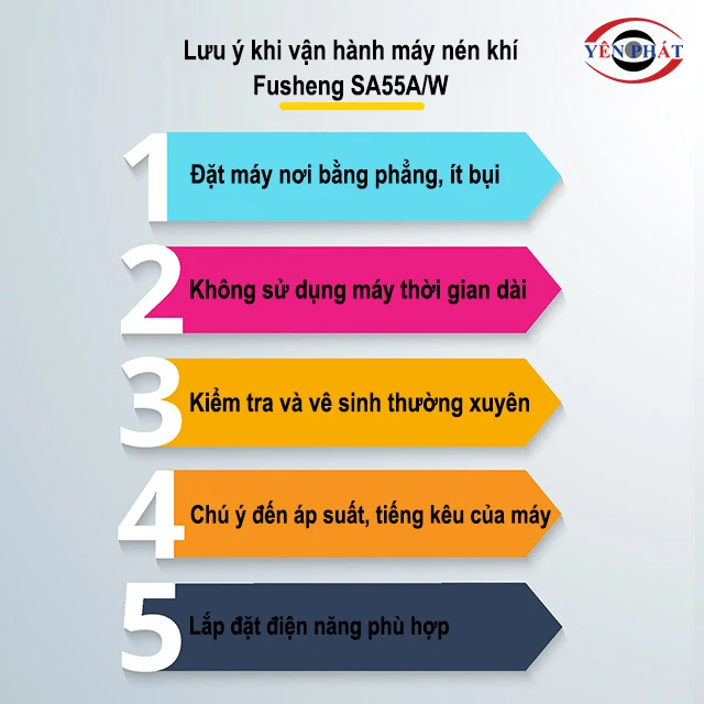 lưu ý vận hành Fusheng SA55A/W