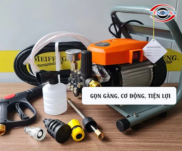 Giao diện máy gọn gàng, cơ động, tiện lợi