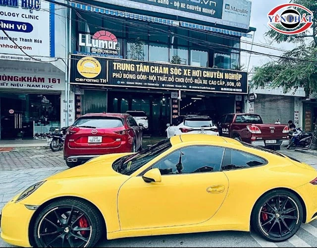 Tiệm rửa xe ở Thanh Hóa