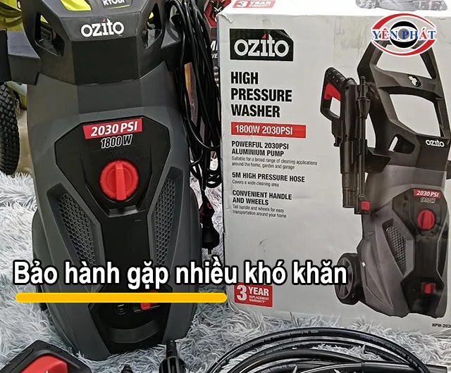 gắp khó khăn khi bảo hành