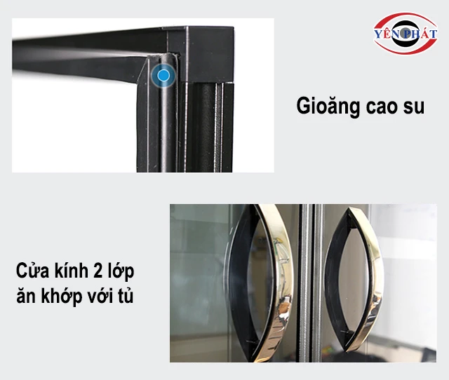 cửa kính và gioăng cao su