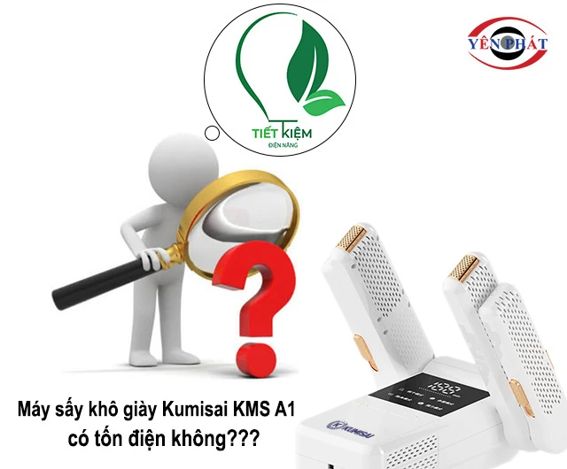 Máy sấy khô giày Kumisai KMS A1 có tốn điện