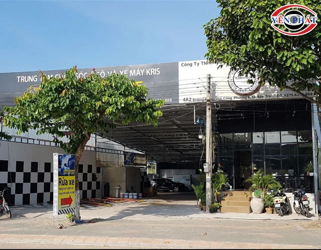 Quán rửa xe Bến Tre