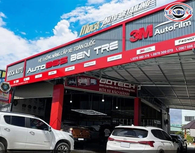 Tiệm rửa xe ở Bến Tre