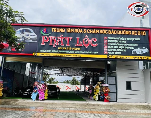 Tiệm rửa xe tại Bến Tre