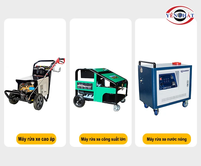 các dòng máy rửa xe