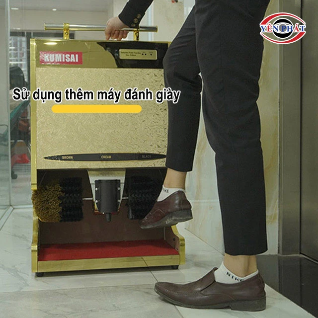 sử dụng thêm máy đánh giày