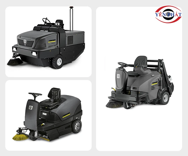 Xe quét rác ngồi lái