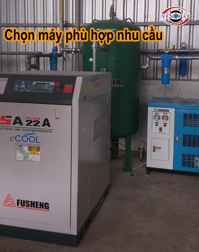 chọn máy phù hợp
