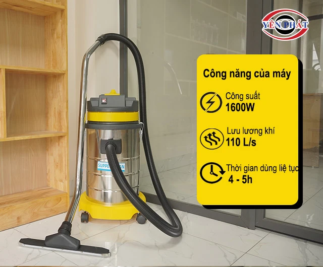 công năng máy hút bụi Supper Clean PD40A 