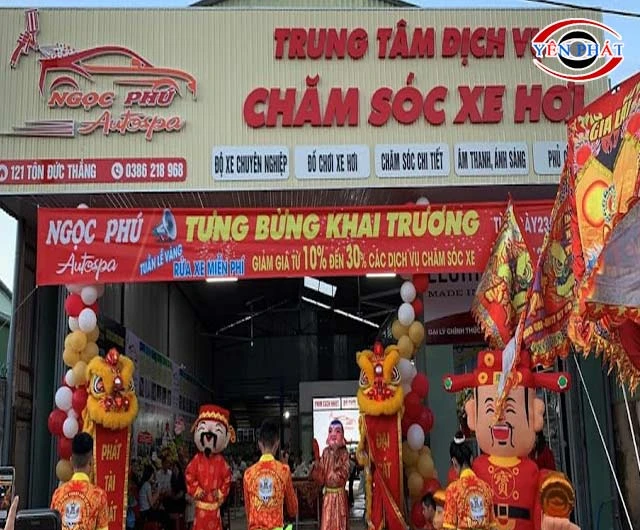 Tiệm rửa xe Gia Lai Ngọc Phú Auto Spa
