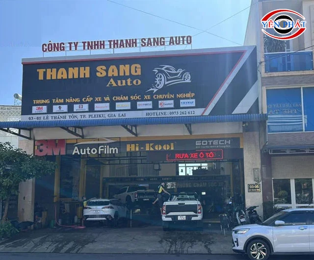 Tiệm rửa xe tại Gia Lai Thanh Sang Auto