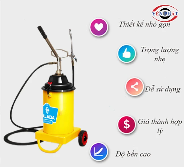 ưu điểm của Máy bơm mỡ Palada GZ-6S